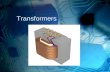 Transformers. A transformer changes the intensity of alternating voltage and current.