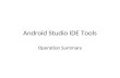 Android Studio IDE Tools Operation Summary.  icle.html  icle.html.