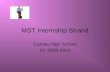 MST Internship Strand Camas High School SY 2009-2010.