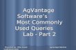 AgVantage Software’s Most Commonly Used Queries Lab - Part 2 Presented by: Mike Smark AgVantage National Conference 2010 Presented by: Mike Smark AgVantage.