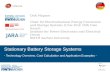 Stationary Battery Storage Systems - Technology Overview, Cost Calculation and Application Examples - Dirk Magnor Chair for Electrochemical Energy Conversion.