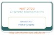 MAT 2720 Discrete Mathematics Section 8.7 Planar Graphs .