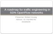 Presenter: Robert Huang Advisor: Dr. Kai-Wei Ke 2015/5/20 A roadmap for traffic engineering in SDN-OpenFlow networks.
