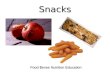 Snacks Food $ense Nutrition Education. Common Snacks in America.