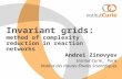 Invariant grids: method of complexity reduction in reaction networks Andrei Zinovyev Institut Curie, Paris Institut des Hautes Études Scientifiques.