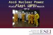 Ascó Nuclear Power Plant (NPP) Field Trip - 7th of March 2014.