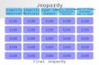 Jeopardy $100 Simplify Addition Simplify Multiply Input and Output Linear, Quadratic, Exponential, Neither Rates of Change And What does it mean? $200.