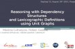 Reasoning with Dependency Structures and Lexicographic Definitions using Unit Graphs Maxime Lefrançois, Fabien Gandon [ maxime.lefrancois | fabien.gandon.