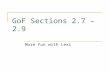 GoF Sections 2.7 – 2.9 More Fun with Lexi. Lexi Document Editor Lexi tasks discussed:  Document structure  Formatting  Embellishing the user interface.