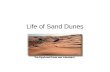 Life of Sand Dunes. Wind Wind and sand create majestic dunes that are constant but ever changing. They move across the deserts, sing to the wind and inspire.