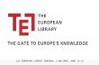 1st EUROPEAN LIBRARY SEMINAR, LJUBLJANA, JUNE 11-12.