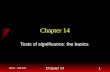 BPS - 3rd Ed. Chapter 141 Tests of significance: the basics.