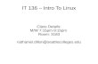 IT 136 – Intro To Linux Class Details: M/W 7:15pm-9:15pm Room: 3183 nathaniel.dillon@seattlecolleges.edu.