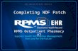 Completing NDF Patch RPMS Outpatient Pharmacy V7.