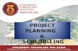 PROJECT PLANNING AND SCHEDULLING Presented by: PM Dr Mohamad Ibrahim Mohamad Construction Management Group Faculty of Civil Engineering Universiti Teknologi.