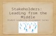Stakeholders: Leading from the Middle Student Leadership Development Series Workshop 3.