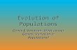 Evolution of Populations Genes & Variation--What causes Genetic Variation in Populations?