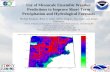 Use of Mesoscale Ensemble Weather Predictions to Improve Short-Term Precipitation and Hydrological Forecasts Michael Erickson 1, Brian A. Colle 1, Jeffrey.