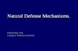 Natural Defense Mechanisms. Immunology Unit. College of Medicine & KKUH.