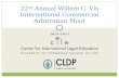2014-2015 22 nd Annual Willem C. Vis International Commercial Arbitration Moot.