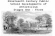 Nineteenth Century Public School Developments of Athleticism Stages One - Three.
