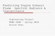 Predicting Engine Exhaust Plume Spectral Radiance & Transmittance Engineering Project MANE 6980 – Spring 2010 Wilson Braz.