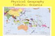 Physical Geography Tidbits: Oceania. Formation of Oceania Islands.
