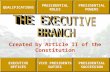 PRESIDENTIAL ROLES PRESIDENTIAL POWERS EXECUTIVE OFFICES PRESIDENTIAL SUCCESSION QUALIFICATIONS VICE PRESIDENTS DUTIES Created by Article II of the Constitution.