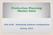 Production Planning Master Data EGN 5620 Enterprise Systems Configuration Spring, 2015.