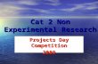 Cat 2 Non Experimental Research Projects Day Competition 2009.