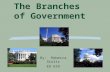The Branches of Government By: Rebecca Stultz ED 639.