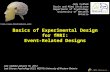 Basics of Experimental Design for fMRI: Event-Related Designs  Last Update: January 18, 2012 Last Course: Psychology 9223,