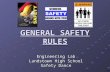 GENERAL SAFETY RULES Engineering Lab Landstown High School Safety Dance Safety Dance.