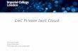 DoC Private IaaS Cloud Thomas Joseph Cloud Manager .