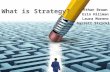 3 Successes Gaga Dyson Ferguson What is strategy? Strategy is the means by which individuals or organizations achieve their objectives.