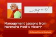 By Sanjay Ishwarlal Upadhyay Management Lessons from Narendra Modi’s Victory.