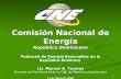 1 Comisión Nacional de Energía República Dominicana Potencial de Energía Renovables en la República Dominica Lic. Marcos A. Taveras Gerente de Planificación.