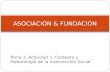 Tema 2. Actividad 1. Contexto y Metodología de la Intervención Social ASOCIACIÓN & FUNDACIÓN.