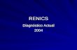RENICS Diagnóstico Actual 2004. Centros Cooperantes Ciudad Autónoma de Buenos Aires 1 Centro Coordinador 43 Centros Cooperantes La Plata 13 C.C Rosario.
