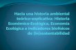 Temas de historia económico- ecológica Lectura ecológica de la economía en perspectiva histórica Historia económico-energética: transición energética.