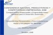 CONFERENCIA NACIONAL PRODUCTIVIDAD Y COMPETITIVIDAD EMPRESARIAL 2008 Competitividad Responsable y Emprendedurismo: Desafíos para el Desarrollo Sostenible.