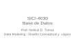 SICI-4030 Base de Datos Prof. Nelliud D. Torres Data Modeling - Diseño Conceptual y Lógico.