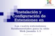 Koldo Parra de la Horra 1 Instalación y Configuración de Extensiones en Joomla 1.5 Las cuatro extensiones fundamentales para tu sitio Web Joomla 1.5.