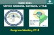 ISOC 2011 Clínica Alemana, Santiago, CHILE Program Meeting 2011.