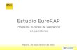 Estudio EuroRAP Programa europeo de valoración de carreteras Madrid, 19 de diciembre de 2005.