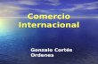 Comercio Internacional Gonzalo Cortés Ordenes. INTRODUCCIÓN.