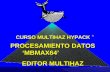 PROCESAMIENTO DATOS ‘MBMAX64’ EDITOR MULTIHAZ CURSO MULTIHAZ HYPACK ®