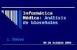 Informática Médica: Informática Médica: Análisis de bioseñales 1.Datos 08 de octubre 2008.