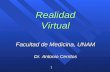 1 RealidadVirtual Facultad de Medicina, UNAM Dr. Antonio Cerritos.