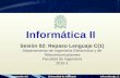 Presentación del cursoUniversidad de AntioquiaInformática II Sesión 02: Repaso Lenguaje C(1) Departamento de Ingeniería Electrónica y de Telecomunicaciones.